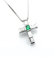 Colgante Damiani Mujer LUMIERE in Oro blanco Diamante 0.26 Ct 20008786 - 20008786